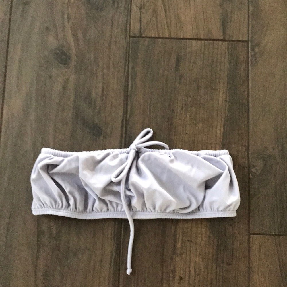 NWOT pacsun lavender strapless bathing suit top